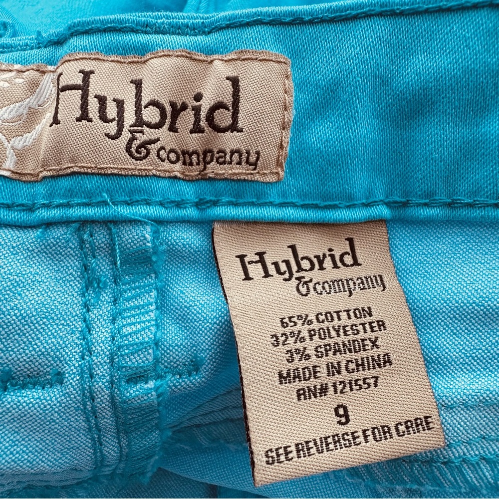 NEW! Hybrid & Company Skinny‎ Jeans Bum Lifter Turquoise 9 Cotton Blend Stretch - Picture 4 of 14